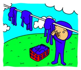 The Blue Man sticker #2163706