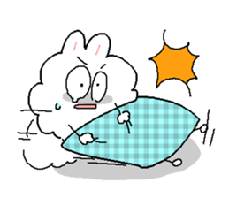 Dust rabbit (4) sticker #2163993