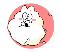 Dust rabbit (4) sticker #2163996