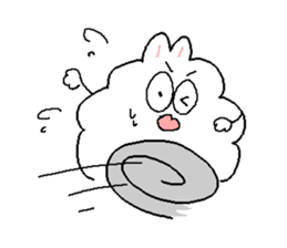 Dust rabbit (4) sticker #2164000