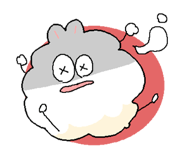 Dust rabbit (4) sticker #2164004