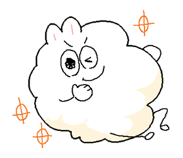 Dust rabbit (4) sticker #2164008