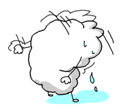 Dust rabbit (4) sticker #2164017