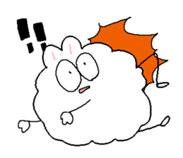 Dust rabbit (4) sticker #2164028