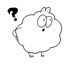 Dust rabbit (4) sticker #2164029