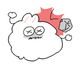 Dust rabbit (4) sticker #2164031