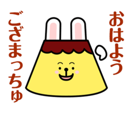 Puddings Puddings rabbit sticker #2164032