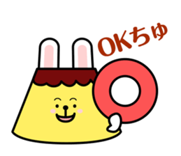 Puddings Puddings rabbit sticker #2164047