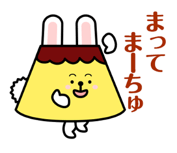 Puddings Puddings rabbit sticker #2164052