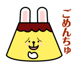 Puddings Puddings rabbit sticker #2164070