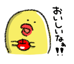 Hiroshima Chicks Crayon sticker #2164319