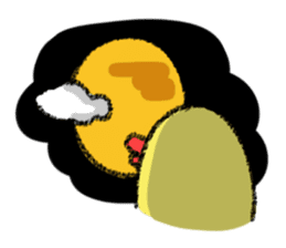 Hiroshima Chicks Crayon sticker #2164346