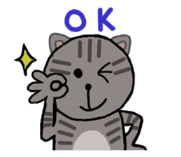 Japanese cat named Kijitora sticker #2164358