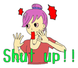 Akemi-chan ordinary girl sticker #2164560