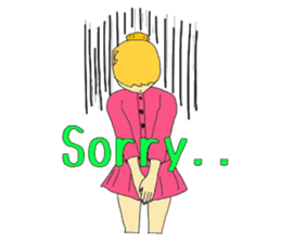 Akemi-chan ordinary girl sticker #2164561