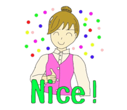 Akemi-chan ordinary girl sticker #2164564