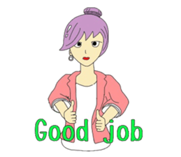 Akemi-chan ordinary girl sticker #2164565