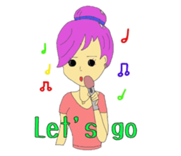 Akemi-chan ordinary girl sticker #2164571