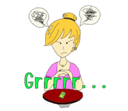 Akemi-chan ordinary girl sticker #2164573