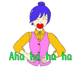 Akemi-chan ordinary girl sticker #2164575