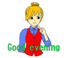 Akemi-chan ordinary girl sticker #2164578