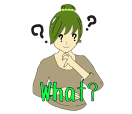 Akemi-chan ordinary girl sticker #2164580