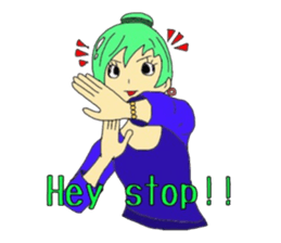 Akemi-chan ordinary girl sticker #2164582