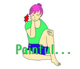 Akemi-chan ordinary girl sticker #2164584