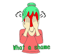 Akemi-chan ordinary girl sticker #2164589