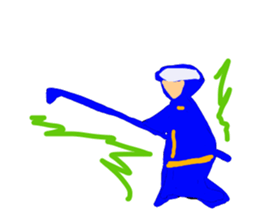 Fire fighting party sticker #2165200