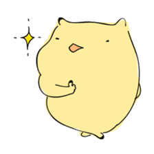 Everyday sticker of a healing hamster sticker #2165781