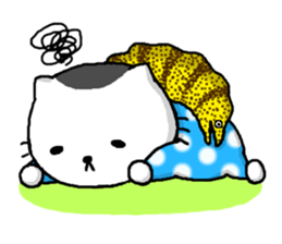 Cat diver ! sticker #2166243