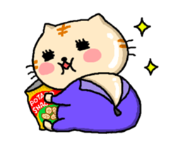 Cat diver ! sticker #2166263