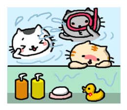 Cat diver ! sticker #2166266