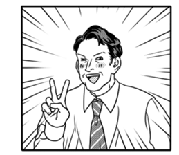 Manga Ossans Stickers sticker #2166578