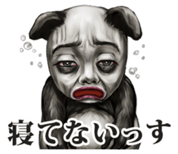 Human face panda sticker #2166811