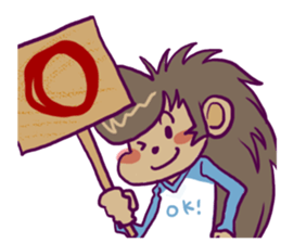 Tuppari hedgehog sticker #2167355