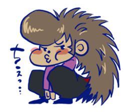 Tuppari hedgehog sticker #2167359