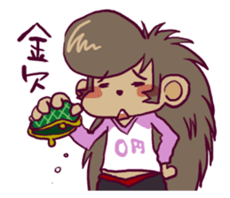 Tuppari hedgehog sticker #2167372