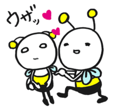 Bee can not fly ~ Love version ~ sticker #2168251