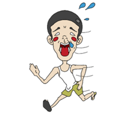 A laid back person sticker #2168808