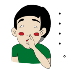 A laid back person sticker #2168826