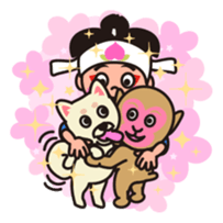 Momotarou and Okayama valve part2 sticker #2169409