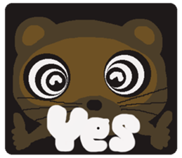 Rei of the raccoon dog sticker #2169800