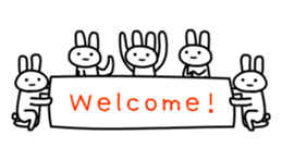 Full rabbit for English sticker #2169833