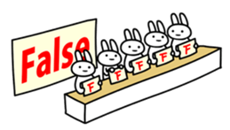 Full rabbit for English sticker #2169843