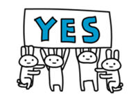 Full rabbit for English sticker #2169846