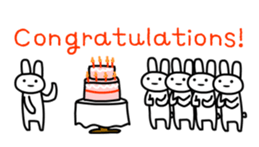 Full rabbit for English sticker #2169849