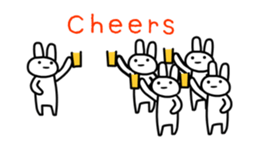 Full rabbit for English sticker #2169854