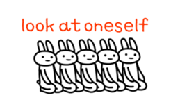 Full rabbit for English sticker #2169865